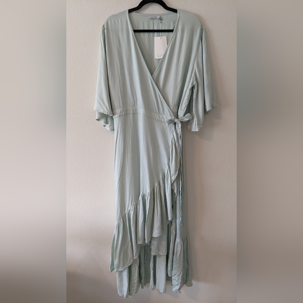 Lylou The Label Women's Hi Low Wrap Dress